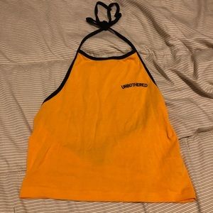 Forever 21 unbothered halter crop top